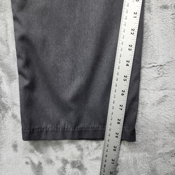 Lee Pants Womens 14 SHORT Gray Wrinkle Free Relaxed Fit Straight Leg Stretch - Picture 10 of 12